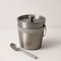 Stainless Steel Ice Bucket with & Spoon