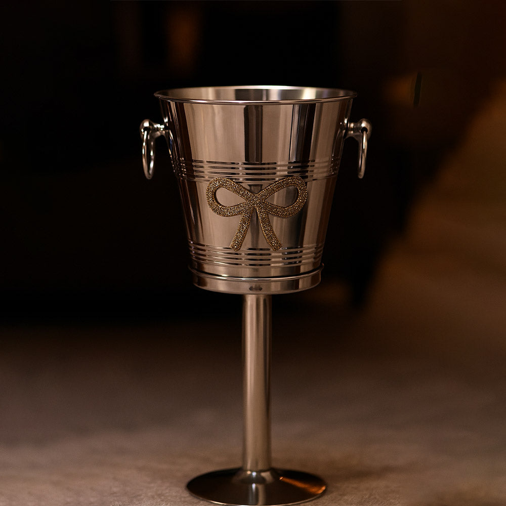 Stainless Steel Champagne & Wine Ice Bucket- Party & Bar Display