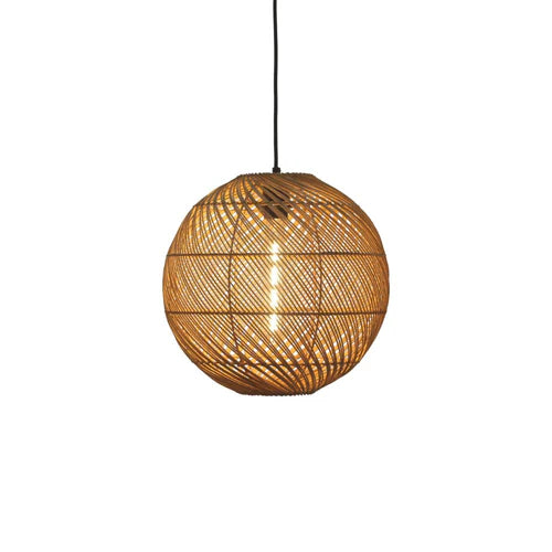 Thatch Globe Woven Rattan Lampshade